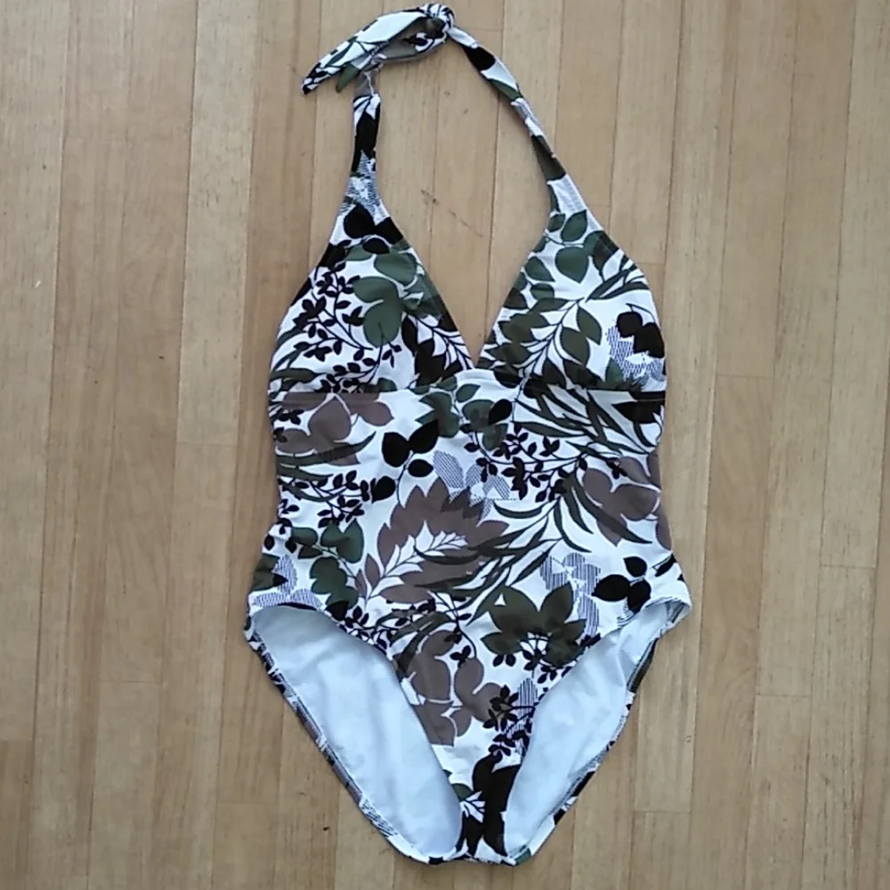 Tropical‎ halter top one piece